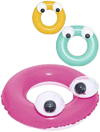 VERANO 36114/36119 SALVAVIDAS OJOS 61CM      BESTWAY INFLABLES