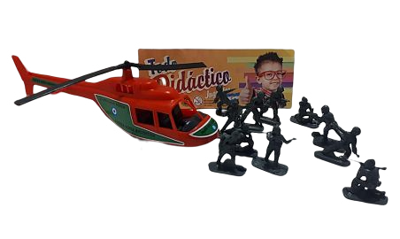 ST-HELICOPTERO + 12 SOLDADOS E/BOLSA