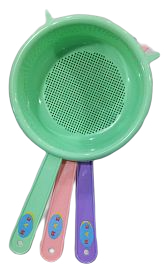 EN.COLADORES CON MANIJA 20CM DIAM.PLASTICO   ENCANTA  7200