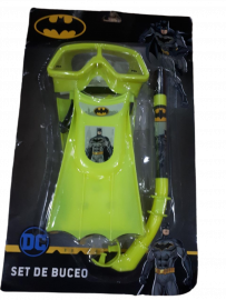 SB.SET DE BUCEO BATMAN 42X26 E/BL 60935      PATAS RANAS + ANTIPARRAS +SNORKEL 4187