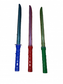 KK ESPADAS 67CM C/LUZ Y SONIDO E/BOL SD17181