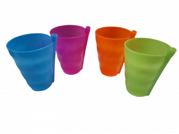 KK VASOS X4 E/RED C/PIQUITOS NS071152