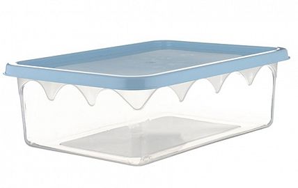 MIS HERMETICOS 10L.-875- RECTANGULAR         CONTENEDORES TUPPERS TAPA PASTEL