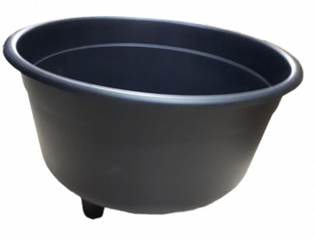 BERU.MACETAS OLLA CALDERO NEGRO              24CM ALTO 39CM DIAM