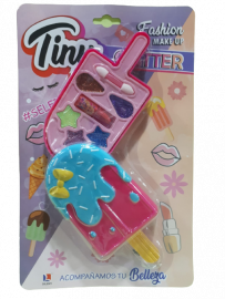 SB.MAQUILLAJES FORMA HELADOS E/BLI 3042 571713041 31X19X4CM SOMBRAS-LAPIZ LABIAL GLITTER