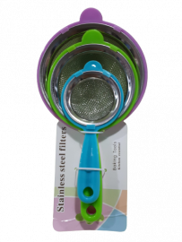 KT.COLADORES X3U DIAM 10/8/6CM KT5399        LARGO 20/17/12CM