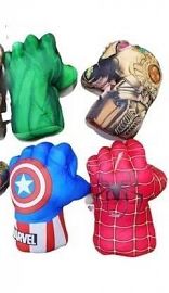 PUNIO PUñOS GUANTES GIGANTE SUPER HEROES HULK CAPITAN AMERICA THANOS HOMBRE ARAñA