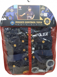 KK DISFRAZ POLICIAS + ACC E/BOL SD22614      TRAJES CHALECOS+ESPOSAS+SILBATOS HALLOWEEN