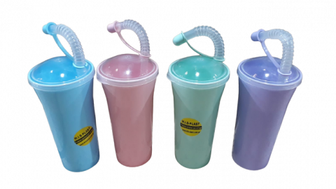 MIS VASOS SORBITOS TRAGO LARGO C/TAPA 500CC  5800