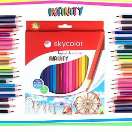SKY LAPIZ LARGOS COLOR X24 JJ101303-2 LAPICES COLORES