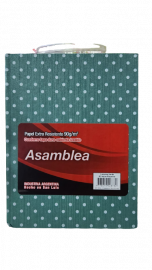 CUADERNOS ASAMBLEA LUNARES 16X21 VERDE 50HJS