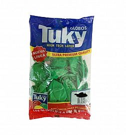TUKY GLOBOS  VERDE X50U. 9P.