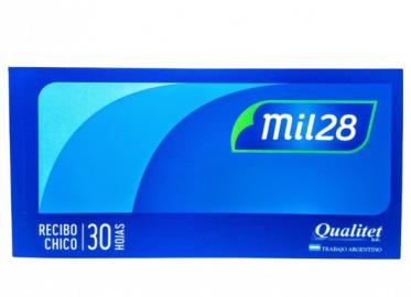 MIL28 RECIBOS CHICOS X 30 -8002-             TALONARIOS