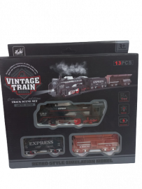 KK TRENES + PISTAS 13PCS E/CAJA SD22810/11385LOCOMOTORAS C/LUZ