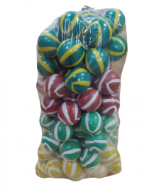 PELOTAS PELOTEROS X100 E/BOL PLASTICAS       COLORES FUERTES - PASTEL