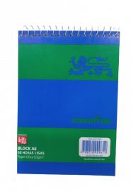 RENA.BLOCK A6 50HJ LISAS NLREP0028L          ESPIRALADO 10X15CM