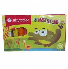 SKY PLASTILINAS X10U E/CAJA JJ025-10