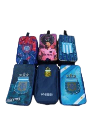 BOTINEROS SPORT 1 CIERRE 32X18X9CM      AFA MESSI CLUB SAN LORENZO RACING ARGENTINA