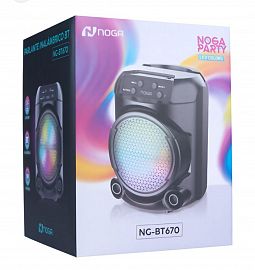NOGA PARLANTES MULTIMEDIA NG-BT630 FULL LED  INALAMBRICO PORTATIL