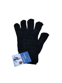 INV.GUANTES NEGROS CHENILLE ADULTO GT14