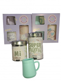 ELE.MATES+2 LATAS FORRADAS DIA DE LA MADRE MAMA YERBERAS AZUCARERAS 30408