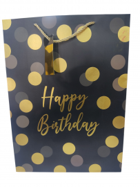 KK BOLSAS DE REGALOS GDE CIRCULOS CA6019     42X31CM