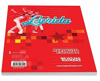 REPUESTOS LAPRIDA N3 X96 HJS RAYADO 90GRS  HOJAS