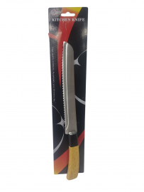 CARO.CUCHILLOS DE PAN S/MADERA 33CM KT7548   CUCHILLAS