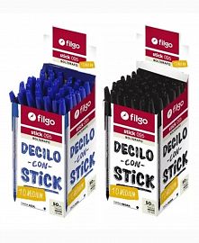 FILGO LAPICERAS STICK AZUL-NEGRO 026         SOLO NEGRA