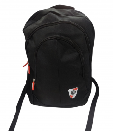 QM.MOCHILAS RIVER PLATE MOCRP07 44X24X14CM -3CIERRES C/BOLSILLOS LATERALES ORIGINAL
