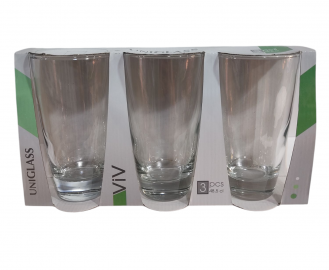 FE.VASOS LARGO VIDRIO X3U 485CC 91550-SL3