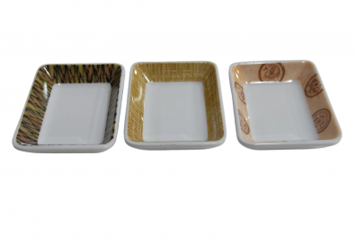 CI.BOWL MELAMINA CH RECT 19009 9.5X2CM  COMPOTERAS COMPOTERITAS SUSHI DECORADOS