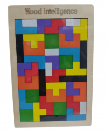 DI.JUEGOS DIDACTICOS ENCASTRE 18X27CM 511566 ROMPECABEZAS MADERA TETRIS