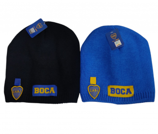 QM.GORROS BOCA JUNIORS AZUL/NEGRO GROBJ01    GORRITOS ROCKY ORIGINAL 1ERA.CALIDAD FUTBOL