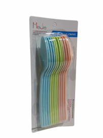 KK CUCHARAS PLASTICAS X12U E/BL NS071173