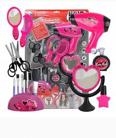 KK SET PELUQUERIA FULL GDE E/BL SD24275 SECADORES TIJERAS PEINES ACCESORIOS SONIDO
