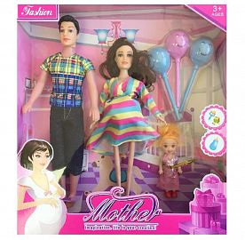 KK MUñECAS EMBARAZADAS+KEN+HIJA E/CAJA  SD21225
