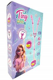 SB.MICROFONOS TINY DOBLE C/LUZ E/CAJA   C/PIE 55967
