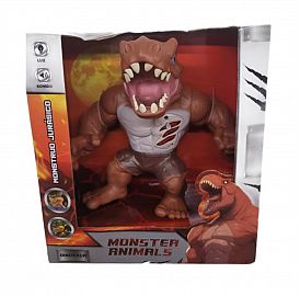 SB.MONSTER ANIMAL 56150 C/LUZ Y SONIDO E/CAJA ARTICULADO DINOSAURIO JURASICO