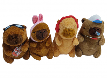 NI.CAPIBARA PELUCHES C/GORRO FRUTILLA        CARPINCHOS CAPYBARA