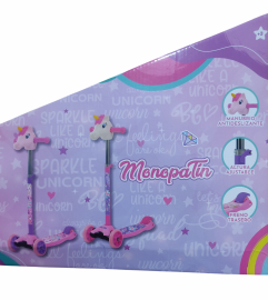 SB.MONOPATINES UNICORNIO TINY E/CAJA 70K METAL/PLASTICO