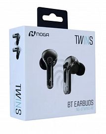 NOGA AURICULARES TWINS NG-BTWINS48      ACRILICO INDICADOR DE CARGA LED