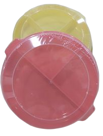 LUCERO 220 PLATOS C/3 SECCIONES X1           PLASTICO CON DIVISIONES