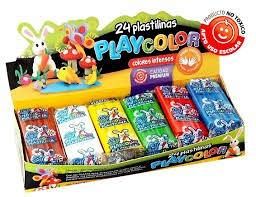 PLAYCOLOR PLASTILINAS X24 PANES SURTIDO-1501-