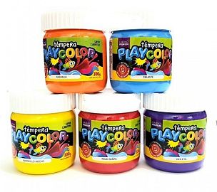 PLAYCOLOR TEMPERAS POTE 250/300 GR.-1100-