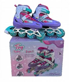 SB.ROLLERS TINY 3EN1 (34-37) E/CAJA 12221    RUEDAS INTERCAMBIABLES C/LUZ 30-33