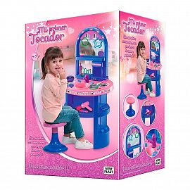 NEW PLAST 10627 MI PRIMER TOCADORES          JUEGO CON ACCESORIOS BELLEZA MAQUILLAJE