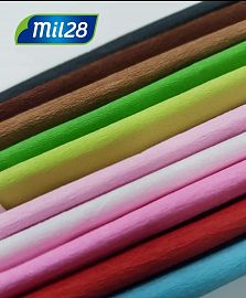 MIL28 PAPEL CREPE X10-PAQUETE POR COLOR-