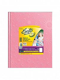 CUADERNOS EXITO ABC N.3 48HJS ROSA RAYADO